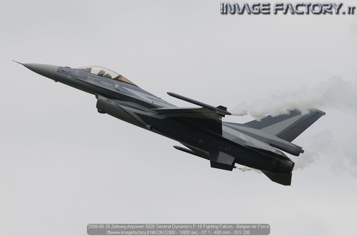 2009-06-26 Zeltweg Airpower 5926 General Dynamics F-16 Fighting Falcon - Belgian Air Force